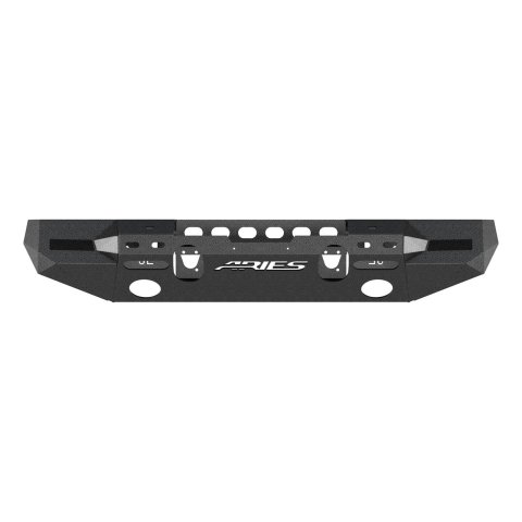 Aries Automotive TrailChaser Front Bumper with Corner Guards for 2020-2024 GLADIATOR, 2018-2024 WRANGLER - 2082072 Bumpers, Fabricated, Steel, Black Powdercoated, Textured, Front, Center Section, Guards, Jeep, Kit thumbnail 6
