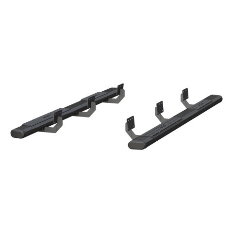 Aries Automotive 6 in. Oval Side Bars 4445047 Step Bars, Aluminum, Black Powdercoated, Gloss, 6.00 Diameter, 91.00 Length, Ram, Pair thumbnail 6