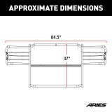 ARIES Automotive Grille Guards 2069-2 Guard, 2007-2021 Toyota Tundra All; 2008-2021 Toyota Sequoia All; thumbnail 5