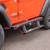 Aries Automotive ActionTrac Powered Running Boards for 2018-2024 WRANGLER - 3034471 Boards, Power,Aluminum, Black Powdercoated, Jeep, 2-Door, Pair thumbnail 3