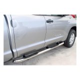 Aries Automotive 3 in. Round Side Bars for 2007-2021 TUNDRA - 202012-2 Step Bars, Diameter, Stainless Steel, Polished, Toyota, Pair thumbnail 1