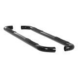 Aries Automotive 3 in. Round Side Bars for 2001-2005 EXPLORER SPORT TRAC - 203010 Step Bars, Diameter, Steel, Black Powdercoated, Ford, Pair thumbnail 2