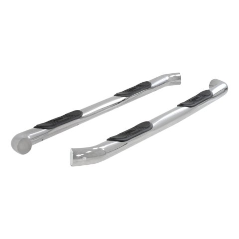 Aries Automotive 3 in. Round Side Bars 204045-2 Step Bars, Diameter, Stainless Steel, Polished, Chevy, GMC, Pair thumbnail 3