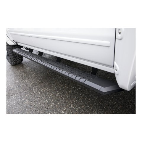 Aries Automotive AdvantEDGE 5.5 in. Side Bars 2055991 Step Bars, Diameter, Aluminum, Black Powdercoated, Ford, Ram, Pair