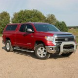 Aries Automotive AdvantEDGE 5.5 in. Side Bars for 2007-2021 TUNDRA - 2555019 Step Bars, Diameter, Aluminum, Chrome Powdercoated, Pair thumbnail 1