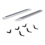 Aries Automotive AdvantEDGE 5.5 in. Side Bars for 2007-2021 TUNDRA - 2555019 Step Bars, Diameter, Aluminum, Chrome Powdercoated, Pair thumbnail 4