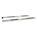 Aries Automotive 3 in. Round Side Bars 201008-2 Step Bars, Side, inch, Stainless Steel, Polished, Jeep, Pair thumbnail 3
