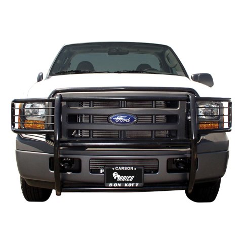 Aries Automotive Grille Guards for 1999-2004 F-350 SUPER DUTY, F-250 2000-2004 EXCURSION - 3045 Guard, Brush Guard, Steel, Black Powdercoated, Ford, Each
