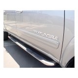 Aries Automotive 3 in. Round Side Bars for 2004-2006 TUNDRA - 202006-2 Step Bars, Diameter, Stainless Steel, Polished, Toyota, Pair thumbnail 1