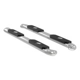 Aries Automotive 4 in. Oval Side Bars for 2005-2023 TACOMA - S222009-2 Step Bars, Oval, in., Stainless Steel, Polished, Toyota, Pair thumbnail 2