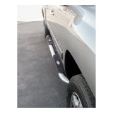 Aries Automotive 4 in. Oval Side Bars S224013-2 Step Bars, Oval, in., Stainless Steel, Polished, Chevy, GMC, Pair thumbnail 3