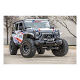 Aries Automotive TrailChaser Front Bumper with Corner and Brush Guards for 2007-2017 WRANGLER, 2018 WRANGLER JK - 2082043 Bumpers, Fabricated, Steel, Black Powdercoated, Textured, Front, Center Section, Guards, Guard, Jeep, Kit thumbnail 3