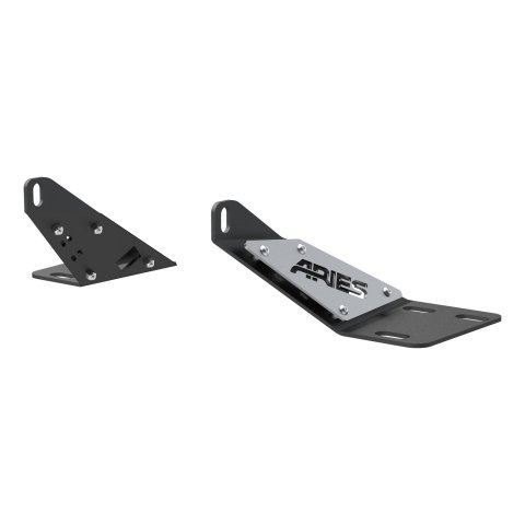 ARIES Automotive Light Mount Brackets 15913 Auxiliary Brackets, Jeep Hood, 97-06 Wrangler TJ thumbnail 3