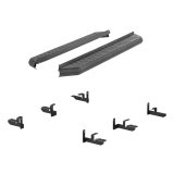Aries Automotive RidgeStep Running Boards 2061038 Boards, RidgeStep, Steel, Black Textured Powdercoated, Cab Position, 73.00 in. Length, for Nissan, Pair thumbnail 2