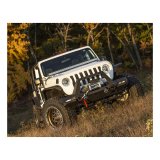 Aries Automotive TrailChaser Front Bumper with Corner and Brush Guards for 2020-2024 GLADIATOR, 2018-2024 WRANGLER - 2082089 Bumpers, Fabricated, Steel, Black Powdercoated, Textured, Front, Center Section, Guards, Guard, Jeep, Kit thumbnail 5