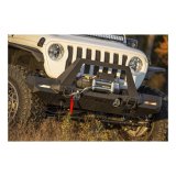 Aries Automotive TrailChaser Front Bumper with Corner and Brush Guards for 2020-2024 GLADIATOR, 2018-2024 WRANGLER - 2082089 Bumpers, Fabricated, Steel, Black Powdercoated, Textured, Front, Center Section, Guards, Guard, Jeep, Kit thumbnail 6
