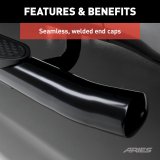 Aries Automotive 4 in. Oval Side Bars for 2019-2021 1500 - S225044 Nerf and Step Bars, Ram, Side,4 in.,Black, Pair thumbnail 4