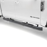 Aries Automotive Big Step 4 in. Round Side Bars AL233006 Bars, Step, Diameter, Aluminum, Black Textured Powdercoated, Ford, Pair thumbnail 3