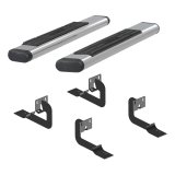 Aries Automotive 6 in. Oval Side Bars for 2004-2014 F-150 - 4444017 Step Bars, Stainless Steel, Polished, 6.00 Diameter, 53.00 Length, Ford, Pair thumbnail 3