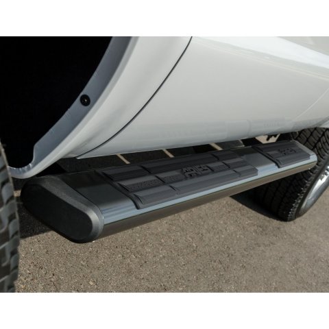 Aries Automotive 6 in. Oval Side Bars 4445027 Step Bars, Aluminum, Black Powdercoated, Gloss, 6.00 Diameter, 91.00 Length, Ford, Pair thumbnail 2