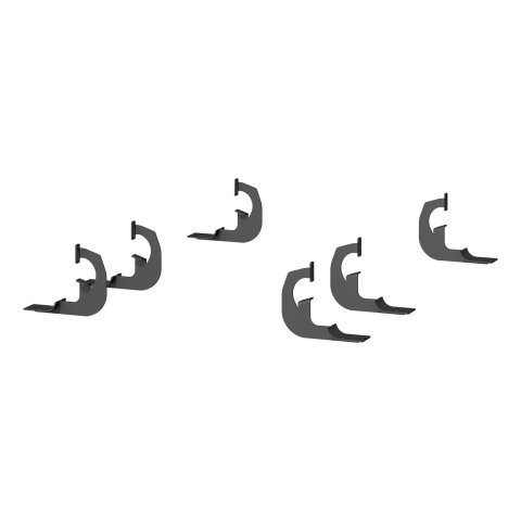 Aries Automotive 6 in. Oval Side Bar Mounting Brackets 4490 Step Brackets, Oval, Chevy, GMC, Kit thumbnail 5