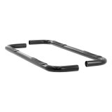 Aries Automotive 3 in. Round Side Bars 204039 Nerf and Step Bars, Bars, Steel, Black Powdercoated, Chevrolet, GMC, Pair thumbnail 2