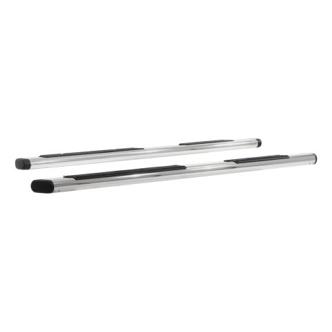 Aries Automotive 6 in. Oval Side Bars S2885 Step Bars, Oval, in., Stainless Steel, Polished, Pair thumbnail 5