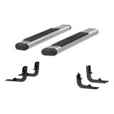 Aries Automotive 6 in. Oval Side Bars 4444043 Step Bars, Stainless Steel, Polished, 6.00 Diameter, 53.00 Length, Ram, Pair thumbnail 3