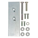 ARIES Automotive License Plate Mounting Brackets 55-0000 Relocation Bracket, LICENSE PLATE BRACKET/TUBULAR BUMPERS thumbnail 2