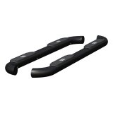 Aries Automotive Big Step 4 in. Round Side Bars AL239042 Bars, 4" Step, Al, Bl Tex, 2016 TITAN XD CREW CAB thumbnail 2