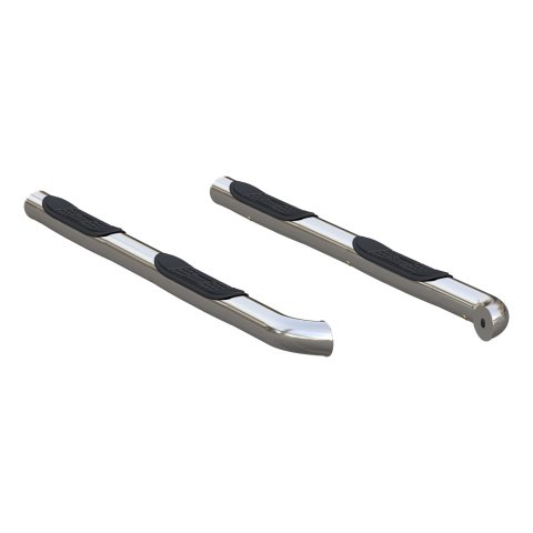 Aries Automotive 3 in. Round Side Bars 202022-2 Nerf and Step Bars, Stainless Steel, Polished, 3.00 Diameter, Toyota, Pair thumbnail 3