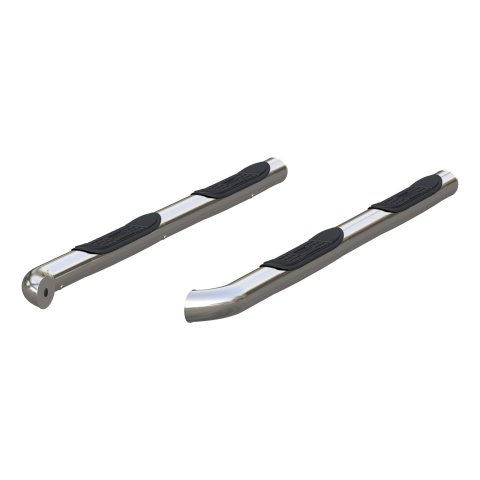 Aries Automotive 3 in. Round Side Bars 202022-2 Nerf and Step Bars, Stainless Steel, Polished, 3.00 Diameter, Toyota, Pair thumbnail 4