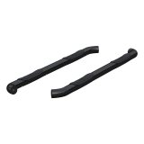 Aries Automotive 3 in. Round Side Bars for 2009-2012 EQUATOR, 2005-2025 FRONTIER - 209019 Step Bars, Steel, Black Powdercoated, Gloss, Diameter, 72.240 Length, Nissan, Suzuki, Pair thumbnail 2
