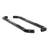 Aries Automotive 3 in. Round Side Bars 213006 Step Bars, Stainless Steel, Black Powdercoated, Gloss, 3.00 Diameter, 82.670 Length, Ford, Pair thumbnail 3