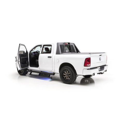Aries Automotive ActionTrac Powered Running Boards 3048314 Boards, Aluminum, Black Powdercoated, Cab, 87.600 in. Length, Ram, Pair thumbnail 9