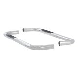 Aries Automotive 3 in. Round Side Bars 204040-2 Step Bars, Diameter, Stainless Steel, Polished, Chevy, GMC, Pair thumbnail 3
