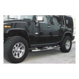 Aries Automotive 3 in. Round Side Bars 204075-2 Step Bars, Diameter, Stainless Steel, Polished, Chevy, GMC, Pair thumbnail 2