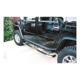 Aries Automotive 3 in. Round Side Bars 204075-2 Step Bars, Diameter, Stainless Steel, Polished, Chevy, GMC, Pair thumbnail 3
