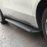 Aries Automotive AeroTread Running Boards 2061001 Boards, Aluminum/Stainless Steel, Black Powdercoated, 5 in. Boards, 70.00 in. Length, For use on Acura®, Pair thumbnail 1