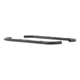 Aries Automotive 3 in. Round Side Bars for 1999-2004 GRAND CHEROKEE - 201001 Step Bars, Side, inch, Steel, Black Powdercoated, Jeep, Pair thumbnail 3
