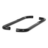 Aries Automotive 3 in. Round Side Bars for 1997-2004 DAKOTA - 205000 Step Bars, Diameter, Steel, Black Powdercoated, Dodge, Pair thumbnail 3