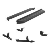 Aries Automotive AeroTread Running Boards 2061018 Boards, Aluminum/Stainless Steel, Black Powdercoated, 5 in. Boards, 67.00 in. Length, Toyota, Pair thumbnail 2