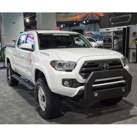 Aries Automotive AdvantEDGE 5.5 in. Side Bars for 2005-2023 TACOMA - 2556023 Step Bars, Diameter, Aluminum, Chrome Powdercoated, Pair