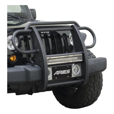 ARIES Automotive Grille Guard Components PJ20MS Face Plate, Pro Series, 20In, Msh, Ss, 20" MESH, POLISHED STAINLESS STEEL