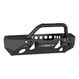 Aries Automotive TrailChaser Front Bumper with Corner and Brush Guards for 2007-2017 WRANGLER, 2018 WRANGLER JK - 2082054 Bumpers, Fabricated, Aluminum, Black Powdercoated, Textured, Front, Center Section, Guards, Guard, Jeep, Kit thumbnail 3