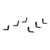 Aries Automotive 6 in. Oval Side Bars 4445044 Step Bars, Aluminum, Black Powdercoated, Gloss, 6.00 Diameter, 85.00 Length, Dodge, Pair thumbnail 8