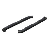 Aries Automotive 3 in. Round Side Bars 214051 Step Bars, Stainless Steel, Black Powdercoated, Gloss, 3.00 Diameter, 80.120 Length, Chevrolet, GMC, Pair thumbnail 2
