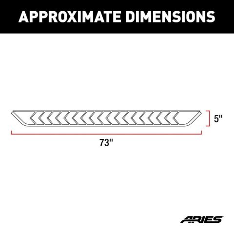 ARIES Automotive - Running Boards, Nerf Bars and Rock Sliders for 2019-2025 BLAZER 2051041 Step Bars, 2019-2020 Chevrolet Blazer All thumbnail 8