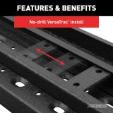 Aries Automotive RidgeStep Running Boards 2055553 Boards, Carbon Steel, Black Powdercoated, Textured, 6 1/2 in. Boards, 75.00 in. Length, Dodge, Pair thumbnail 4