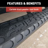 Aries Automotive AdvantEDGE 5.5 in. Side Bars for 2020-2025 EXPLORER - 2556054 Step Bars, Ford, Black, 2055128 & 2055975, Pair thumbnail 3